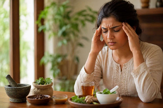 Best Ayurvedic Treatment for Headache Relief You Can Try at Home - Rahat Rooh