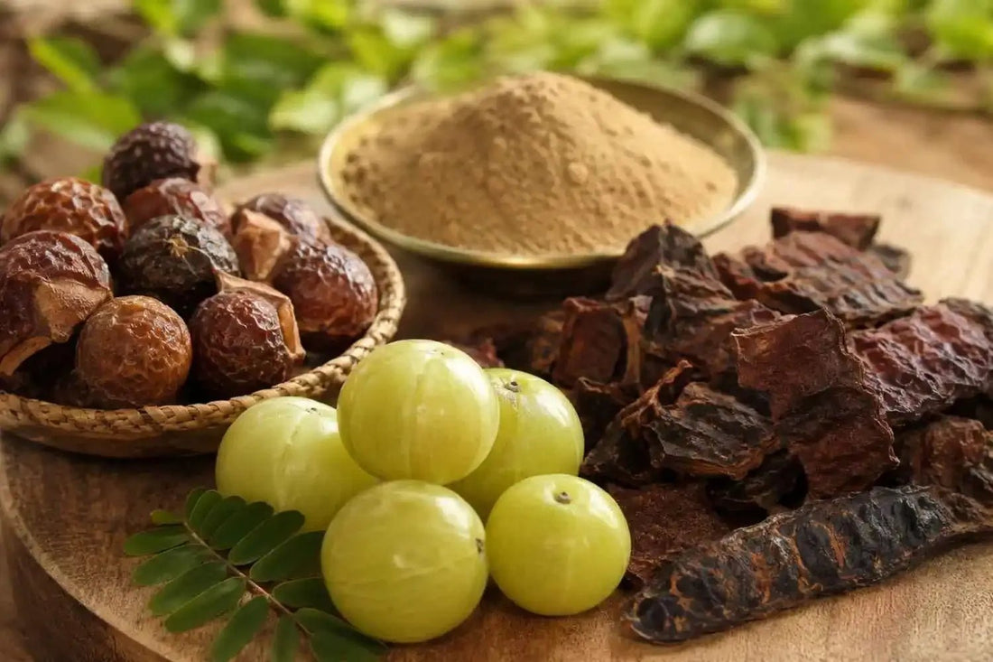 Benefits of Reetha, Shikakai, and Amla for Hair Care - Rahat Rooh