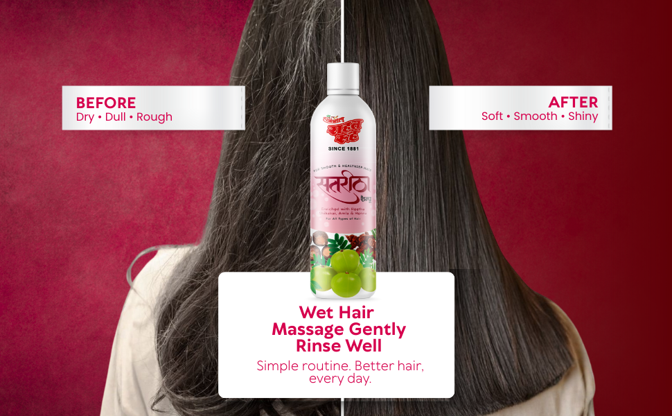 Rahat Rooh Ayurvedic Satreetha Shampoo for Hairfall Control A+ Image