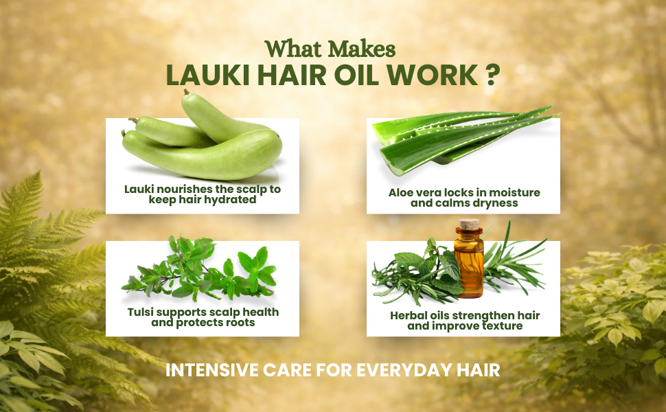 Rahat Rooh Lauki Oil Herbal Hair Oil for Strong, Thick & Healthy Hair A+ Image