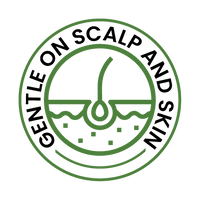 Gentle on scalp and skin